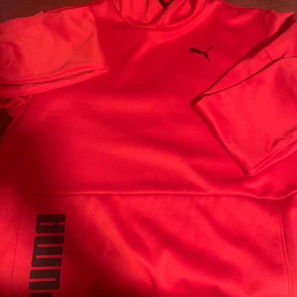 Red puma hoodie - Picture 1 of 3